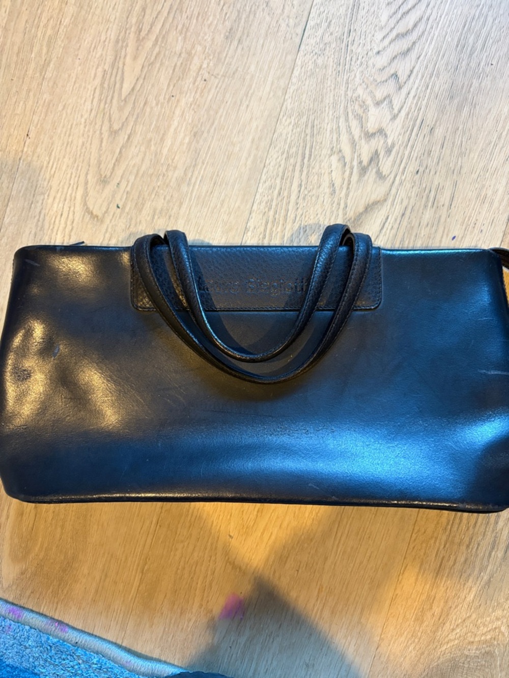 Laura biagiotti Black Leather Bag - Women's Handbag